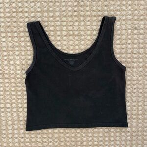 Brandy Melville Black Crop Top